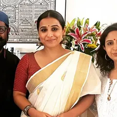 It was a pleasure to curate a Vishu feast for the vibrant and gorgeous Vidya Balan and the perfectionist Siddharth Roy Kapur. Here I am with Vidya and my partner Toral, feeling nothing but warmth and gratitude.