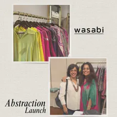 'Abstraction' is here. This image was a teaser for our collection launch, a celebration of form, flow, and imagination.
