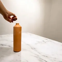 I have terracotta bottles in stock, ideal for Mumbai's climate. They are sustainable, eco-friendly, and make a perfect, thoughtful housewarming gift.