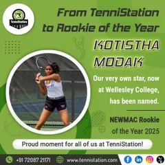 We are incredibly proud to see our students succeed on a global stage. Kotistha Modak, one of our own, was named NEWMAC Rookie of the Year 2025 at Wellesley College, a testament to the foundation and training we provide to aspiring athletes.
