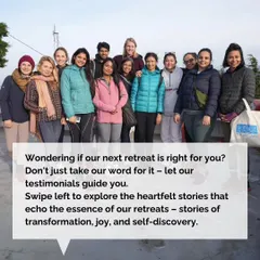 Wondering if a retreat is right for you? This group of beautiful souls from our Rishikesh retreat found transformation, joy, and self-discovery. Their stories are the heart of what I do.