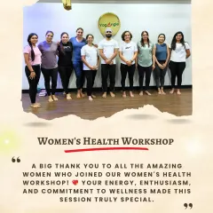A huge thank you to the amazing women who joined our recent Women's Health Workshop. The energy and commitment to wellness in the room were truly special and inspiring.