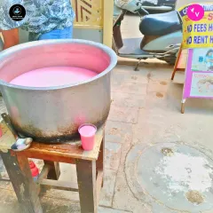 A simple glass of chilled rose sharbat, prepared in a large pot for everyone. This is the essence of Chabeel: a gesture of selfless service to quench thirst and spread smiles.