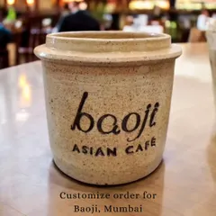 I create branded ceramics that carry your business's identity, like this custom caddy I designed for Baoji Asian Cafe in Mumbai. It’s a functional piece that adds a touch of handmade warmth to their tables.