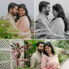 A collage showing different facets of their connection. I love providing a mix of color and black and white photos to give different emotional tones to the same beautiful moments.