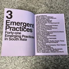 We were listed among forty-one emerging practices in South Asia in this publication. It's exciting to be part of a new generation of architects shaping the region.