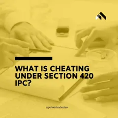 The Legal Definition of Cheating under Section 420 IPC. The term '420' is often used, but what does it legally mean? This explains the specific elements of cheating, such as dishonest inducement and delivery of property, helping you understand if a financial dispute qualifies as a criminal offense.