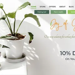 Welcome to our online store, your one-stop solution for urban farming. We offer a wide range of products, from potting soil to plant health solutions, and often provide special discounts for our new customers.