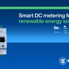 This graphic details the core specifications of our smart DC meter. It highlights its capability for 1000V DC measurements, seamless BEMS network connectivity, and bi-directional power monitoring, which are crucial for modern green energy projects.