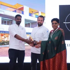 A closer look at the moment we received the award. This honor motivates us to continue pushing the boundaries of gourmet food in Bangalore.