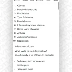My article lists conditions linked to chronic inflammation, such as diabetes, heart disease, and arthritis, and identifies inflammatory foods to avoid.