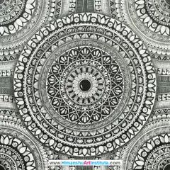 The meditative beauty of Mandala art, created with incredible precision by one of our students. Our classes guide you through the process of creating these intricate patterns, a practice that enhances focus and reduces stress.