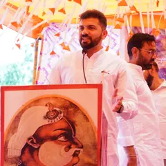 Addressing the gathering at the International Jat Divas, speaking about the contributions of the community and the challenges facing today's youth.