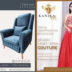 This newspaper ad from HT City announces our collaboration with Kanika Verma Couture. We often partner with other premium brands.