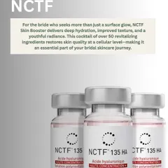 For the bride who seeks more than just a surface glow, NCTF Skin Booster delivers deep hydration and restores skin quality at a cellular level, making it an essential part of your bridal skincare journey.