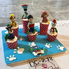We are so proud of these Paw Patrol themed cupcakes. Every single character, from Ryder to Chase and Marshall, was handcrafted from fondant over four days. This level of detail is what we love to bring to your special celebrations.