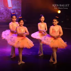 A look at our little ballerinas lighting up the stage. Their performance was a beautiful display of artistry and discipline, choreographed to bring out their natural grace and joy for dance.