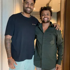 It was an absolute pleasure to style the one and only Suryakumar Yadav, also known as SKY. Getting top athletes like him ready, whether it's for a match or an event, is what I live for.