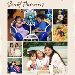 Sweet memories we will never forget. A beautiful collage capturing the essence of a family celebration at our place, with smiles, rides, and quality time at the cafe.