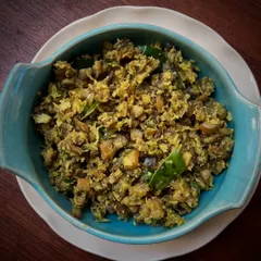My Mushroom Thoran is a sleeper hit. Earthy, effortless, and unforgettable, it may sit shyly on the menu, but one bite and it steals the scene with its deep, savory flavor.