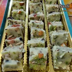 This homemade dry fruit barfi is packed with nuts and natural sweetness. It is a healthy and delicious addition to any festive celebration, made without any shortcuts.