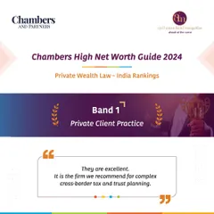 A client testimonial from the Chambers High Net Worth Guide 2024 highlights our firm as the recommended choice for complex cross-border tax and trust planning, showcasing the practical value we deliver.