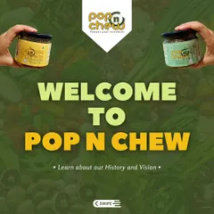 Welcome to Pop n Chew. This is an invitation to learn about our history, our vision, and the passion that goes into crafting every single jar of our homemade pickles.