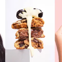 Action shots are my favorite for making food look irresistible. Capturing the moment this white chocolate sauce pours over a stack of cookies creates a sense of motion and deliciousness that makes you crave a bite. It’s a key technique in modern food styling.