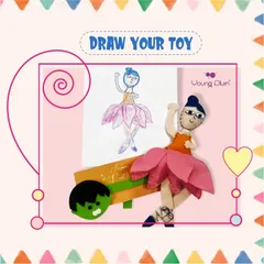 Imagine your child's drawing becoming their new favorite toy. Our most unique service transforms their 2D artwork into a custom, hand-stitched plush doll, creating a keepsake they'll cherish forever.