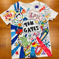This custom Tom Gates themed t-shirt was hand illustrated for a huge fan of the book series. I love taking on special requests to create a truly one of a kind piece of wearable art for a birthday boy or girl.