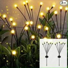 Our warm white firefly solar lights are perfect for creating a soft, inviting ambiance among your plants.