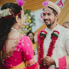 The groom's loving gaze as he sees his bride-to-be during the ceremony. Capturing these fleeting looks is essential to telling the emotional story of your day.