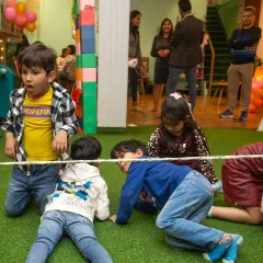 How low can you go? The limbo is a great game that gets everyone moving and laughing.
