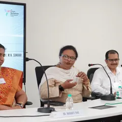 A shot from the panel discussion at the Unified Vision for Science Seminar. We actively participate in conversations aimed at improving and unifying STEM education.