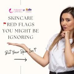 This graphic is the cover for a series on common skincare mistakes. Many people unknowingly sabotage their skin with small, daily habits, but recognizing these red flags is the first step toward building a routine that truly works.