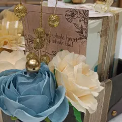 A little something to celebrate a big day. This engagement hamper for him is curated with love, featuring beautifully wrapped gifts, floral accents, and a heartfelt note to mark the special occasion.