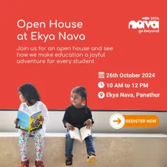 Looking for a school that fosters creativity and innovation? Join us for our Open House and explore Ekya Nava's unique learning environment.