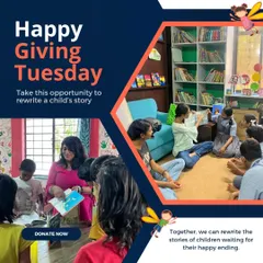 This Giving Tuesday, you can be the light in a child's story. Your gift helps us bring stories, libraries, and opportunities to children who need them most, helping them rewrite their story with a happy ending.