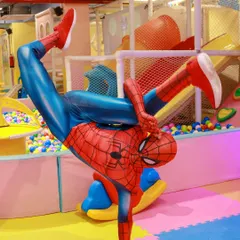 Spider-Man showing off his amazing moves. Our character visits add an extra layer of magic and excitement to any birthday celebration.
