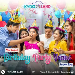 A birthday is about celebrating with the ones you love. I provide the perfect party venue for your family and friends to gather, sing, and share in the joy of your child's special day, complete with party hats and a delicious cake.