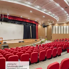 A well-structured master plan enables seamless movement and zoning for functionality. At our medical campuses, we integrate auditoriums and teaching facilities with clinical areas to support a comprehensive educational and healthcare experience.