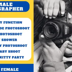 We have experienced female photographers on our team, perfect for covering events like baby showers, maternity shoots, and capturing the bride's getting-ready moments with comfort and ease.