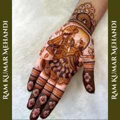 A stunning portrait of Radha and Krishna, capturing a moment of divine love. The use of negative space and intricate detailing makes this design truly stand out.