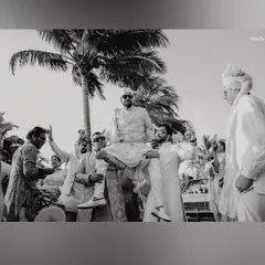 The groom's baraat entry, full of energy and celebration. These are the moments that make Indian weddings so special.