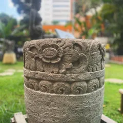 You asked for smaller lavastone planters, and I listened. This piece features the same intricate carving in a more compact size, perfect for any garden.