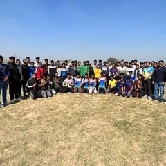 The full strength of The Athletics Future Academy. A group photo of my dedicated athletes in Gautam Budh Nagar.