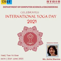 I was honored to be the resource person for the International Yoga Day celebration at Atria Institute of Technology. It's always wonderful to introduce the benefits of yoga to students and faculty.