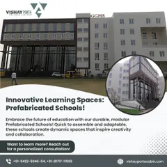 We are building the future of education with our innovative prefabricated schools. Our modular solutions are durable, quick to assemble, and create dynamic learning spaces that inspire creativity.