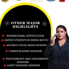 Beyond makeup techniques, my course includes major highlights like international certification, career building sessions, and photography classes to build your professional portfolio.