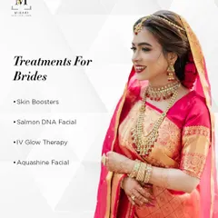A curated list of my top treatments for brides, including Skin Boosters, Salmon DNA Facial, IV Glow Therapy, and Aquashine Facial.